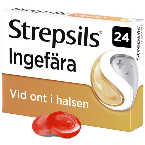 Strepsils Ingefära Sugtabletter