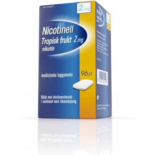 Tropisk 2mg Nikotintuggummi