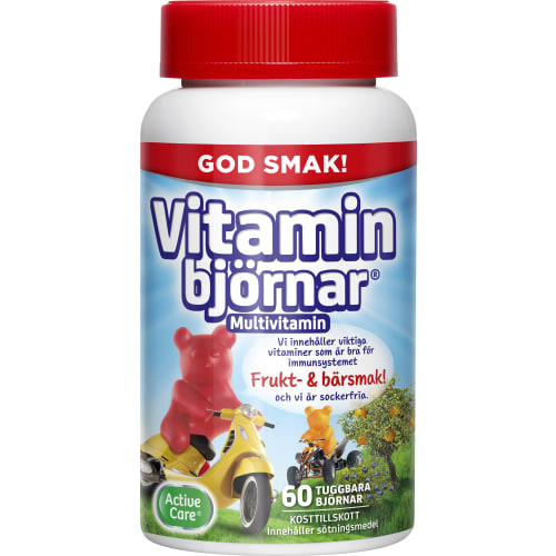 Vitaminbjörnar Multivitamin Tuggtabletter