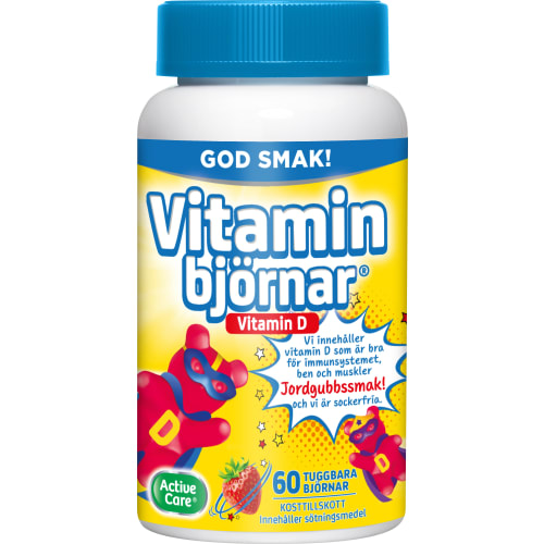 Vitaminbjörnar D-vitamin Tuggtablett