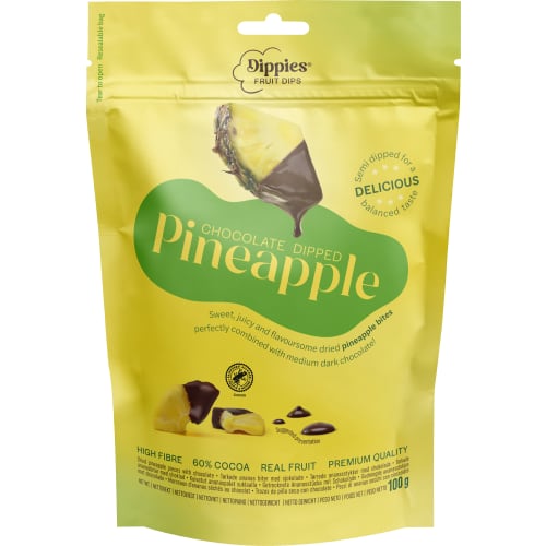 Fruit Dips Pineapple Chocolate Dipped Ananas Choklad