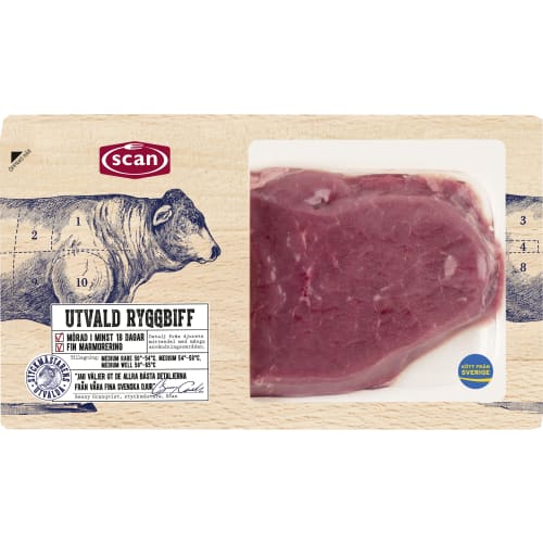 Ryggbiff Skivad Utvald Sverige