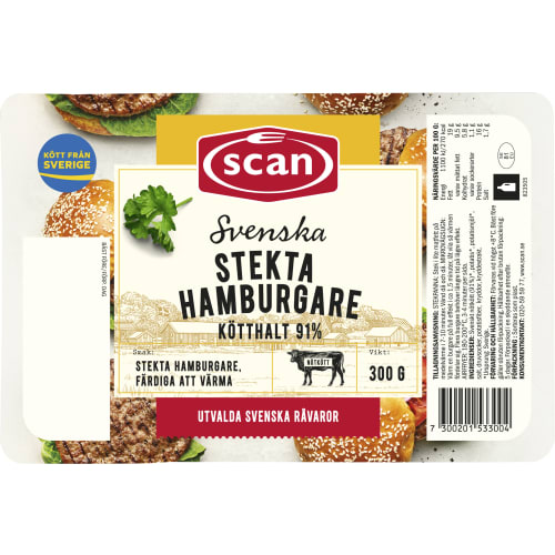 Hamburgare Stekta