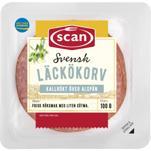 Läckökorv Kallrökt Skivad