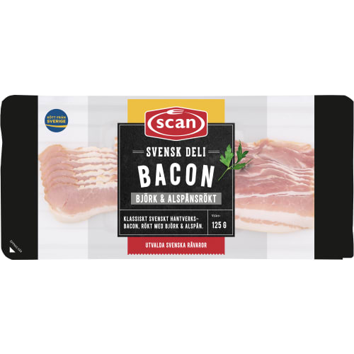 Bacon Björk&alspånsrökt
