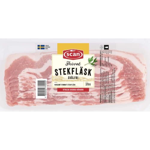 Stekfläsk Rimmat Skivat