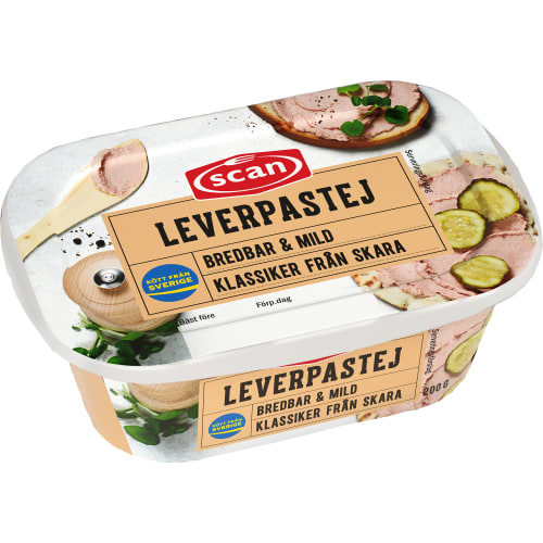 Leverpastej Svensk Bredbar