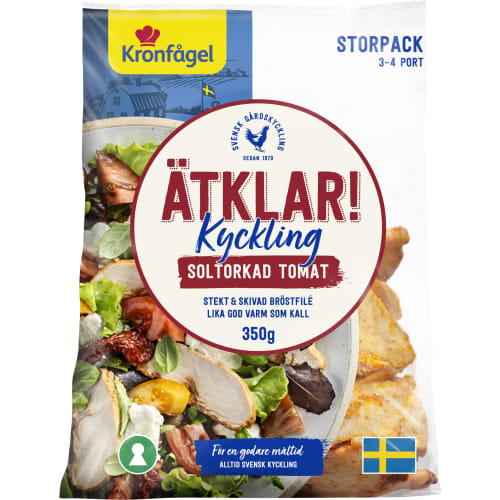 Soltorkad Tomat Ätklar Kyckling Skivad