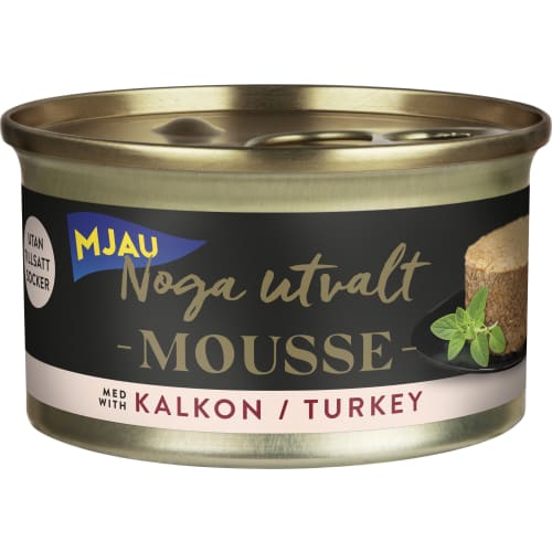 Kalkon Noga Utvalt Kattmat Mousse