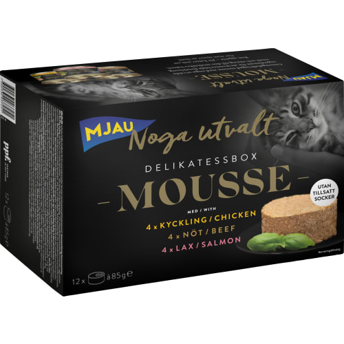 Måltider Mouss Noga Utvalt Kattmat Sås 12-pack