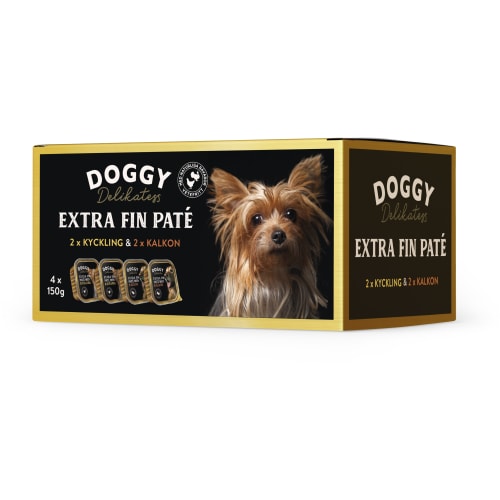 Kyckling Kalko Delikatesspaté Hundmat 4-pack