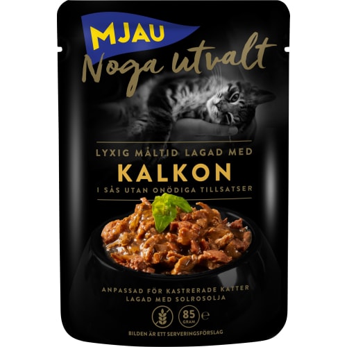 Kalkon i Sås Noga Utvalt Kattmat Våt