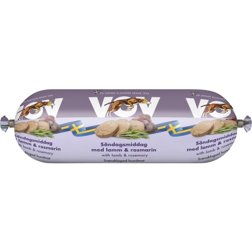 Lamm Rosmarin Hundmat Våt