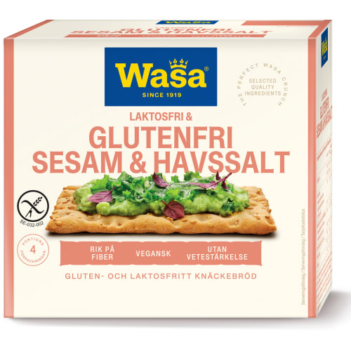 Sesam&havssalt Laktos- & Glutenfri 4-pack