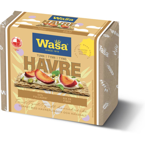 Tunn Havre Havreflingor Havsalt