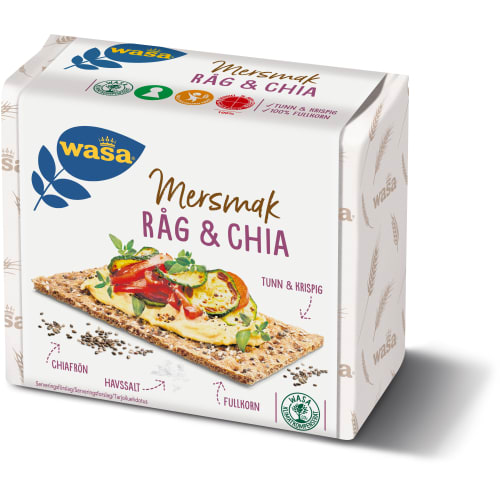 Råg & Chia Mersmak Fröknäcke