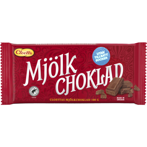Mjölkchoklad Utan Tillsatt Socker Chokladkaka
