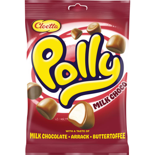 Milkchoco Polly Röd Påse