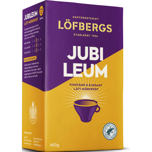 Jubileum Lätt Mörkrost Bryggkaffe