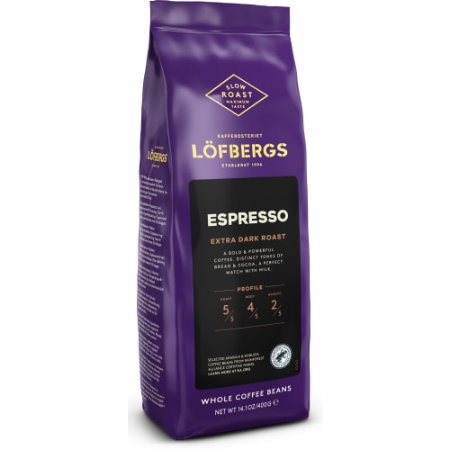 Espresso Kaffe Hela Bönor