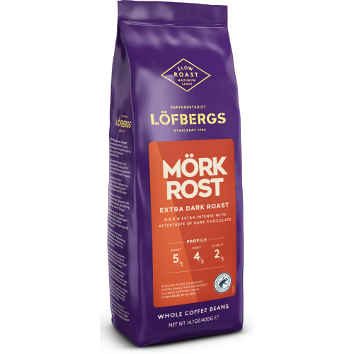 Mörkrost Extra Dark Roast Whole Coffee Beans