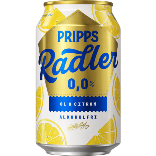 Radler Citron Ljus Lager 0,0% Alkfri Burk