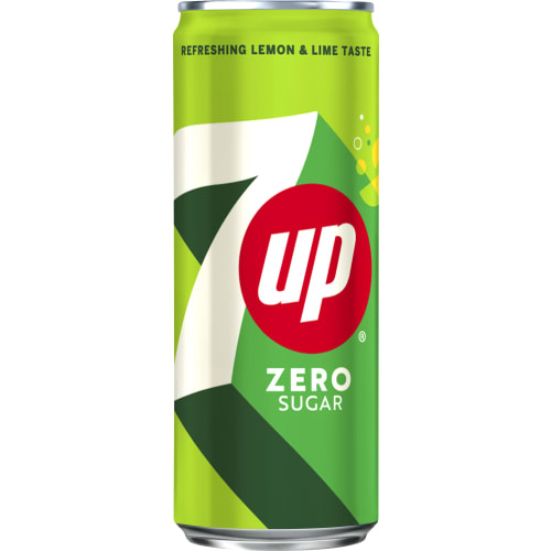 7up Zero Läsk, Burk