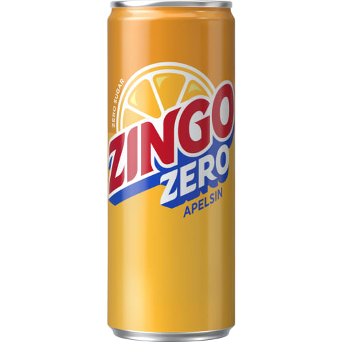 Apelsin Zero Läsk, Burk