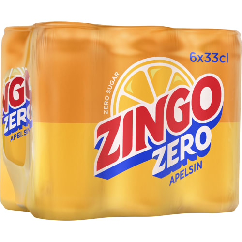 Apelsin Zero Läsk, Burk