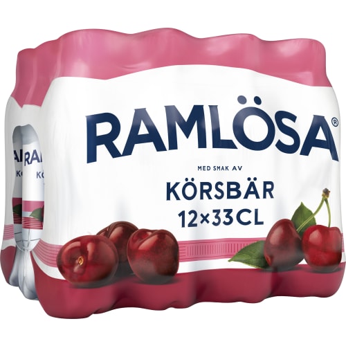 Körsbär 12p Kolsyrat Vatten Pet