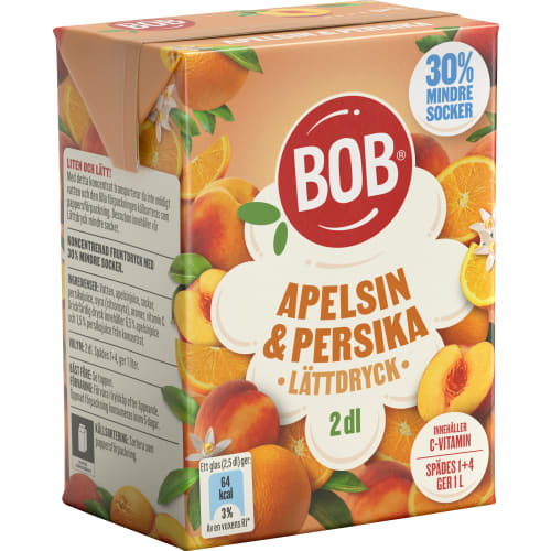 Apelsin Persika Lättdryck
