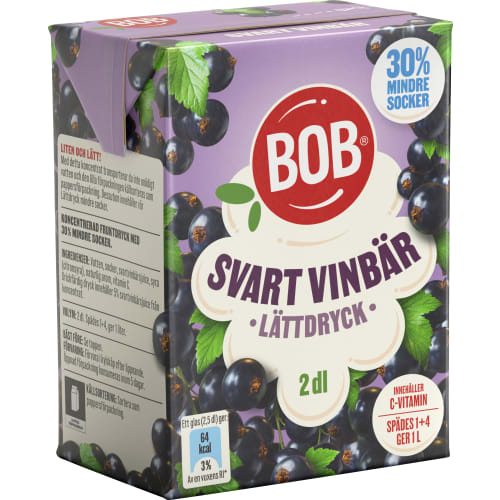 Svartvinbär Lättdryck
