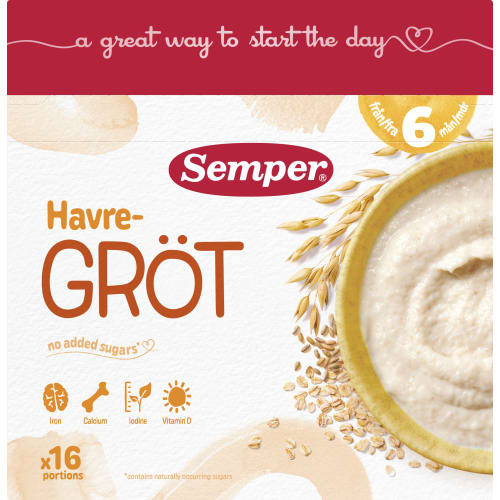 Havregröt Från 6 Månader
