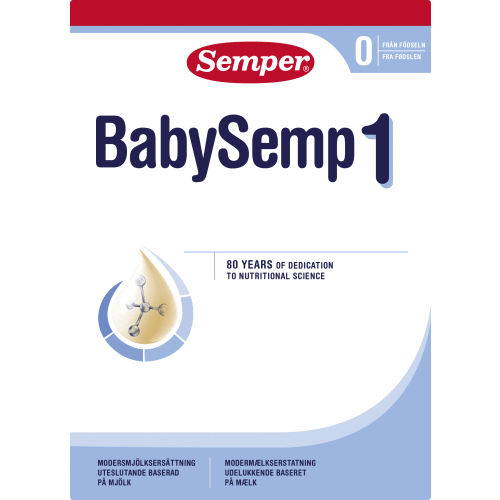 Baby Semp 1 Modersmjölksers Från 0 Månader