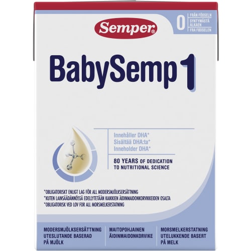 Baby Semp 1 Modersmjölksers Från 0 Månader