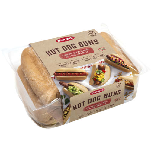 Hot Dog Buns Glutenfri/6-pack