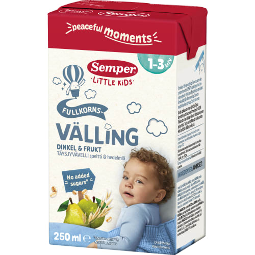 Fullkornsvälli Dinkel/frukt Drickfärdig