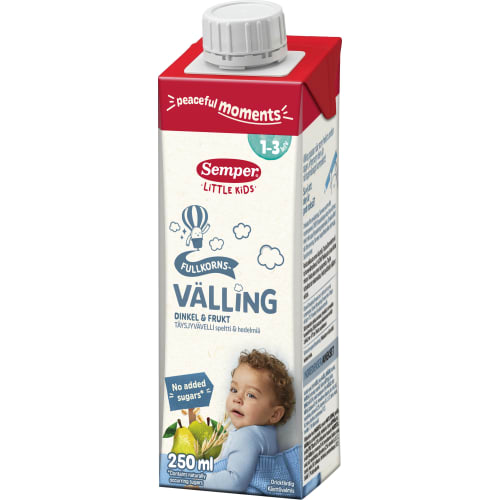Vällling Fullkorn Dinke/frukt Från 1-3år Drf