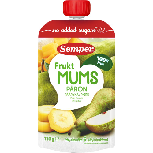 Fruktmums Päron Från 6 Månader