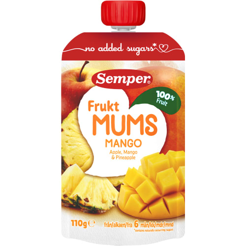 Fruktmums Mango Från 6 Månader