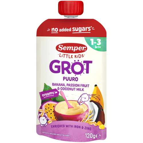 Gröt Passion Banan Kokos 1-3 År