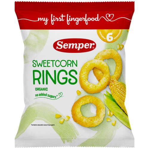 Sweetcorn Rings Från 6 Månader