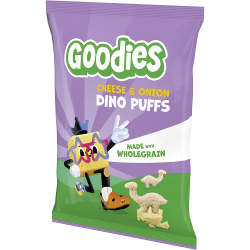 Dino Puffs Cheese And Onion Från 3 År
