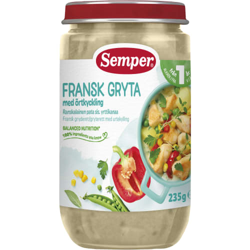 Fransk Gryta Kyckling & Örter Från 12 Månader