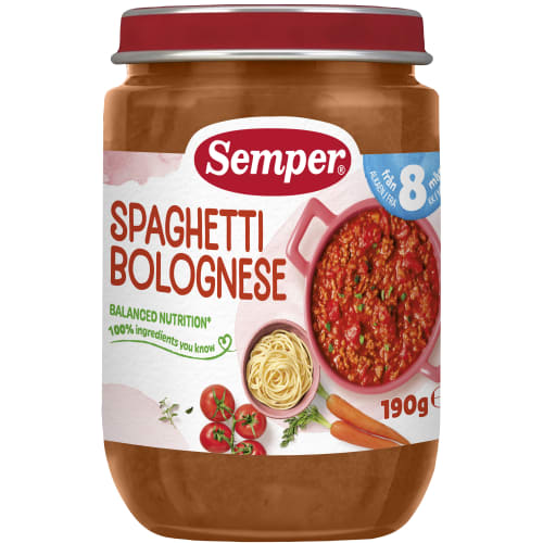 Spaghetti Bolognese Från 8 Månader