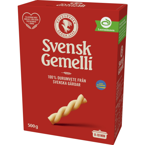 Svensk Gemelli Durumvete Pasta