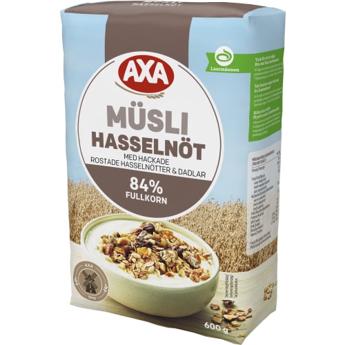 Hasselnöt Müsli