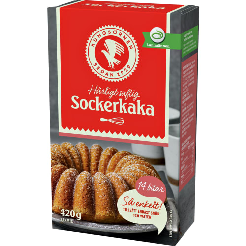 Sockerkaka Kaffebrödsmix Lättbakat