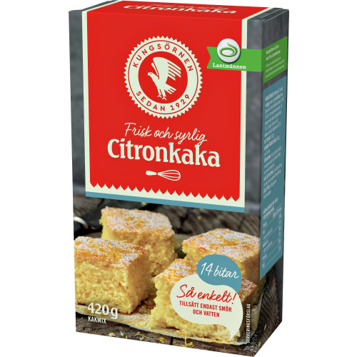 Citronkaka Kaffebrödsmix Lättbakat
