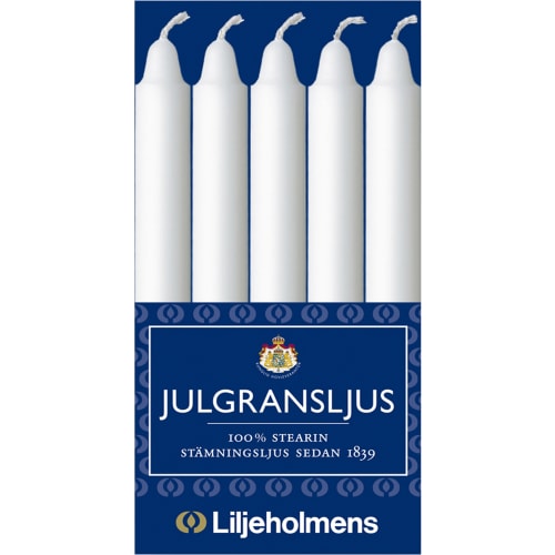 Julgransljus Vit